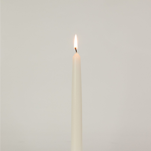 10 Pack 25Cm Clover Dinner Taper Candles - Buy Candles.co.za