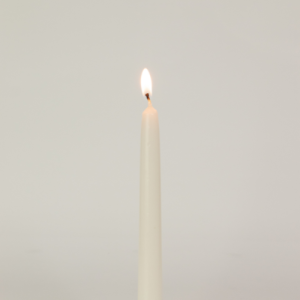 10 Pack 2x20cm Dinner Taper Clover Leaf Candles