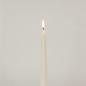 50 Pack 2x25cm Dinner Taper Clover Leaf Candles