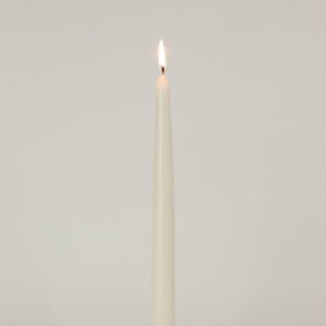 50 Pack 2x30cm Dinner Taper Clover Leaf Candles