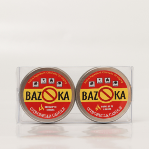 10 x 2 Pack Bazoka Citronella Candle Tins